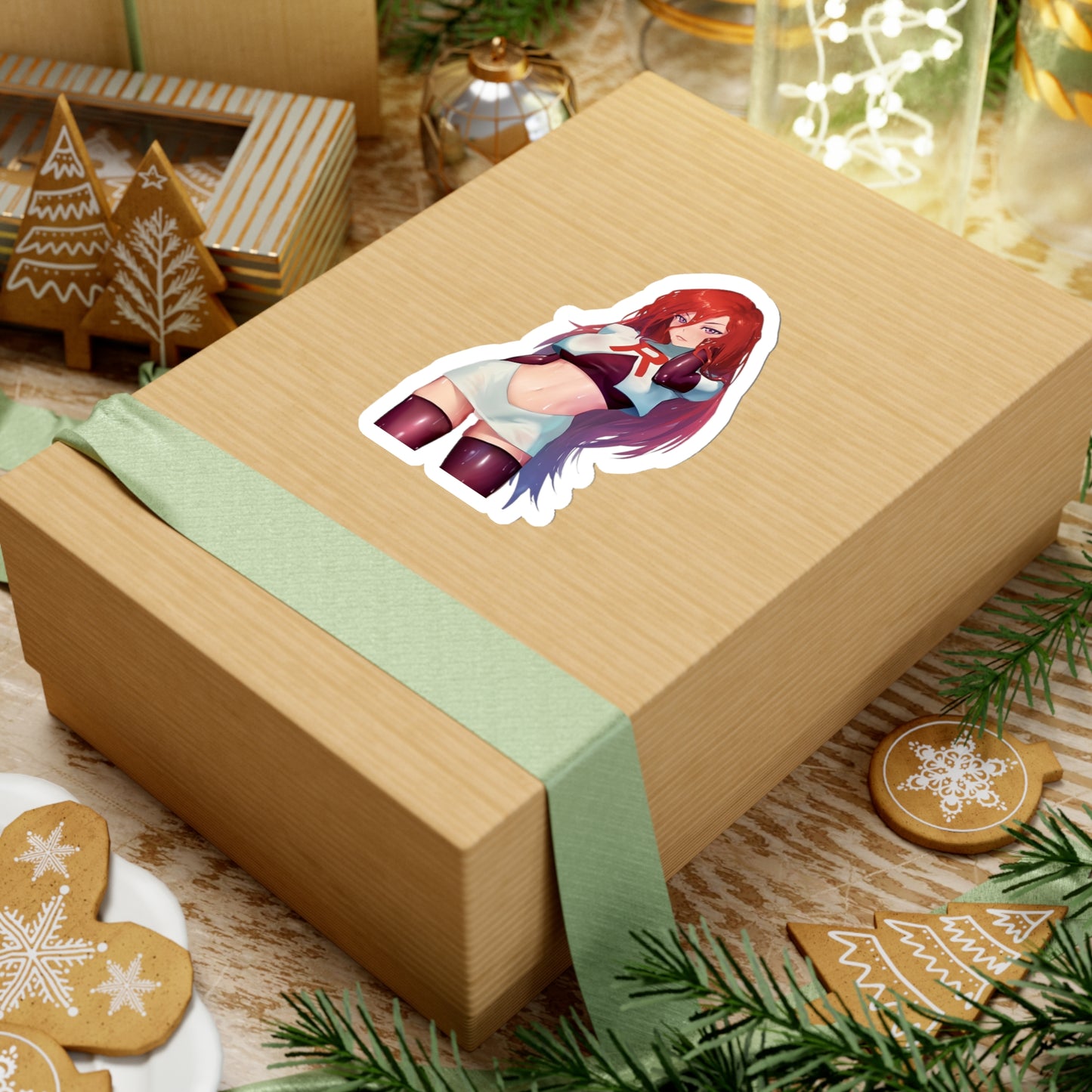Lewd JEssie Sticker | Lewd Anime Sticker | Funny Sticker | Otaku | Waifu | Uncensored Anime | Sexy Anime Sticker | Ginger | Red Hair | Red Head