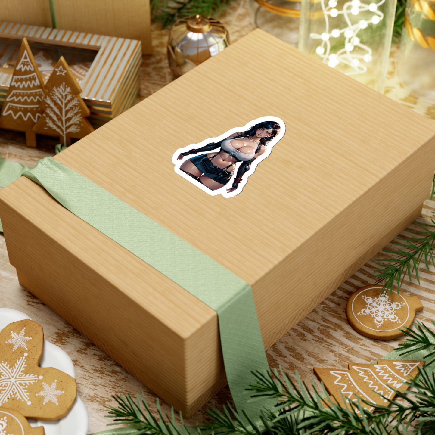 Sexy Tifa Sticker | Sexy Anime Sticker | Lewd Sticker | Lewd Anime Sticker | Fantasy Sticker | Retro Video Game