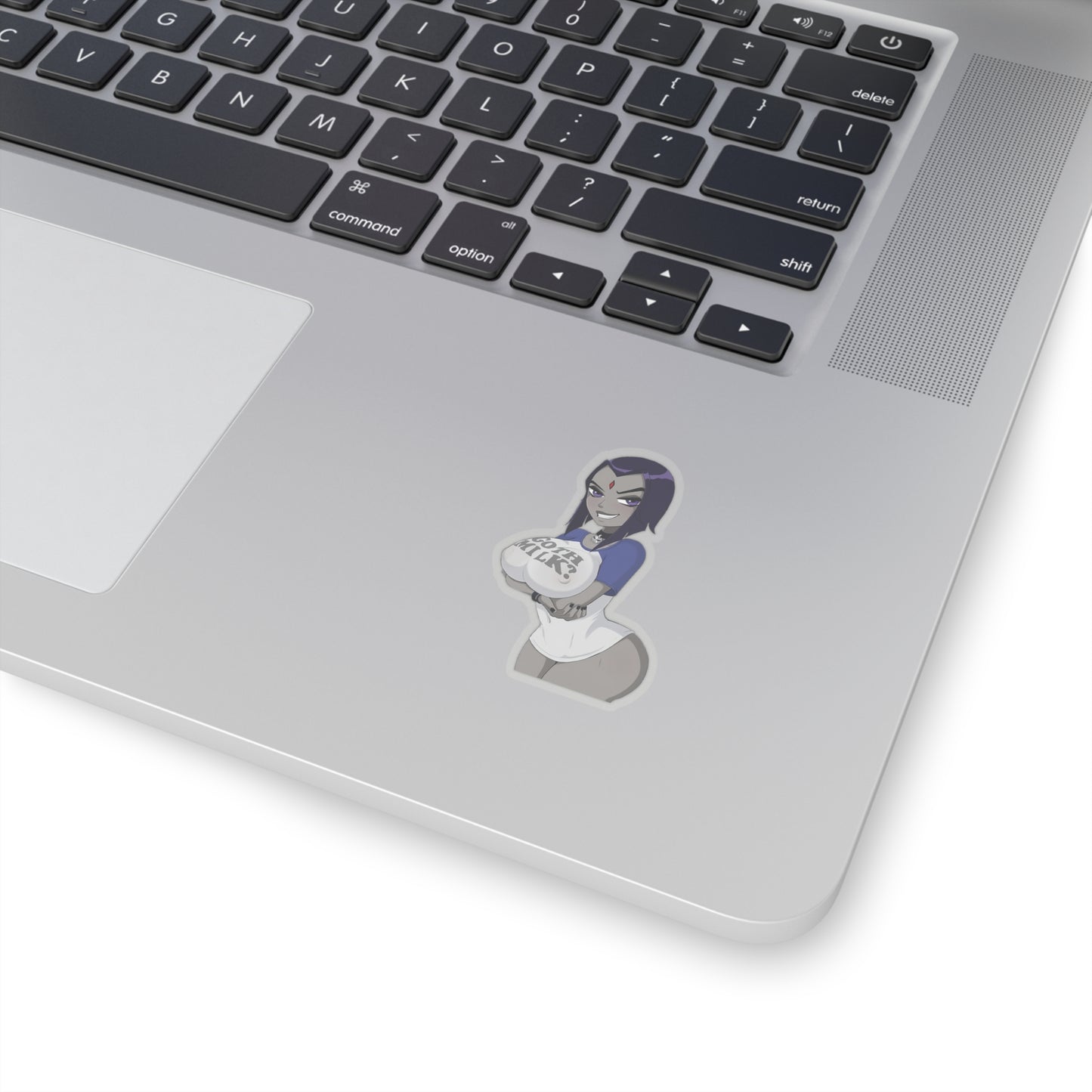 Lewd Raven Sticker | Big Boobs | Goth Milk | Sexy Raven Sticker | Sexy Anime Sticker | Lewd Anime Sticker | Otaku | Waifu | Ecchi | Emo | Goth