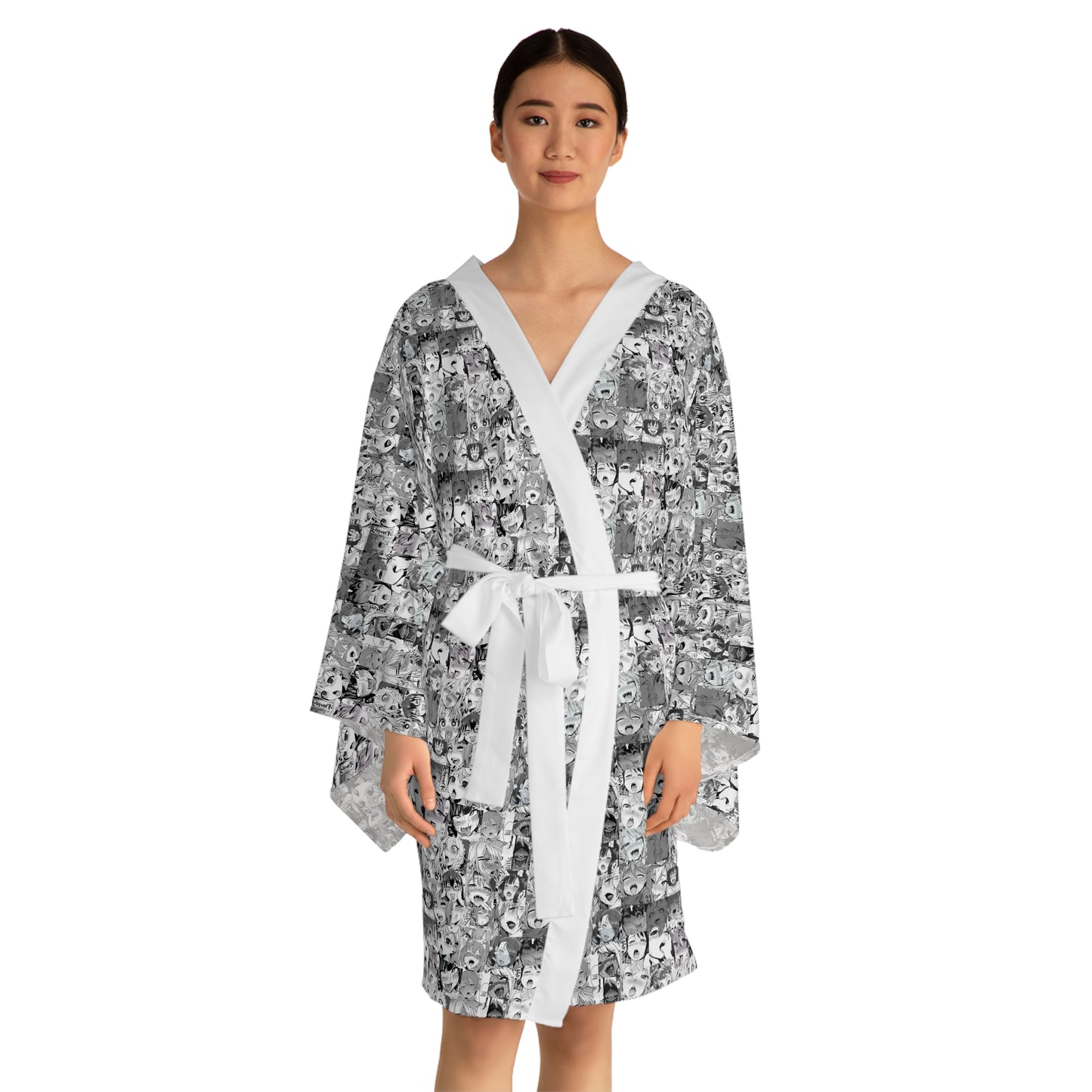 Ahegao Kimono Robe, Unique Fashion Statement
