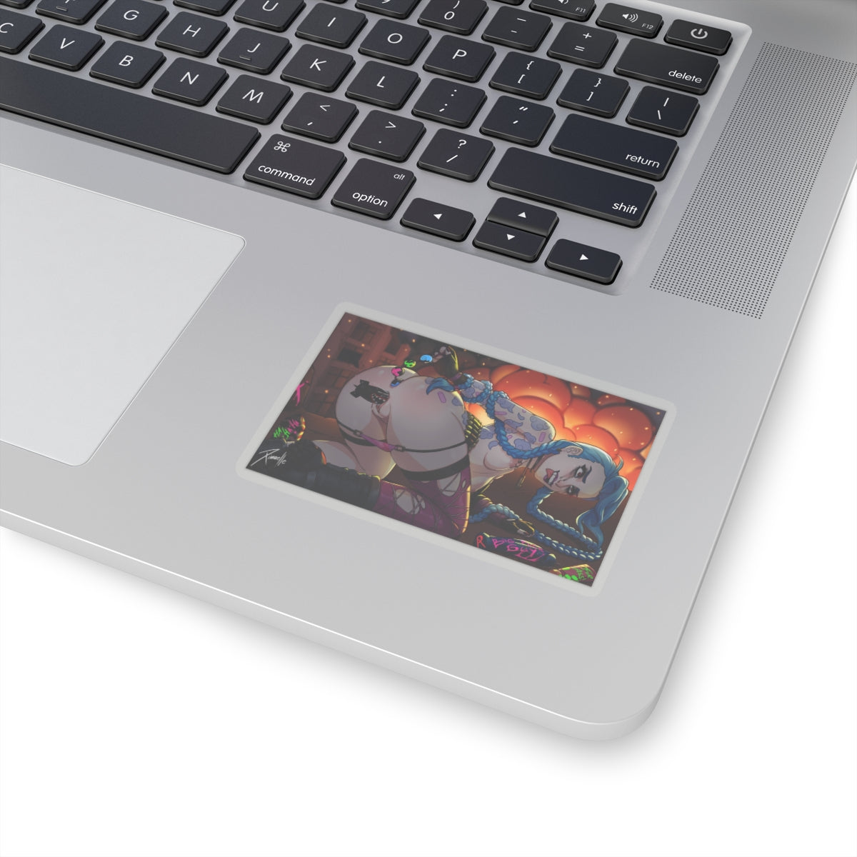 Sexy Jinx Sticker | Anal Beads | Lewd Sticker | Lewd Anime Sticker | Hentai Sticker | Anal Plug | Anus | Anal