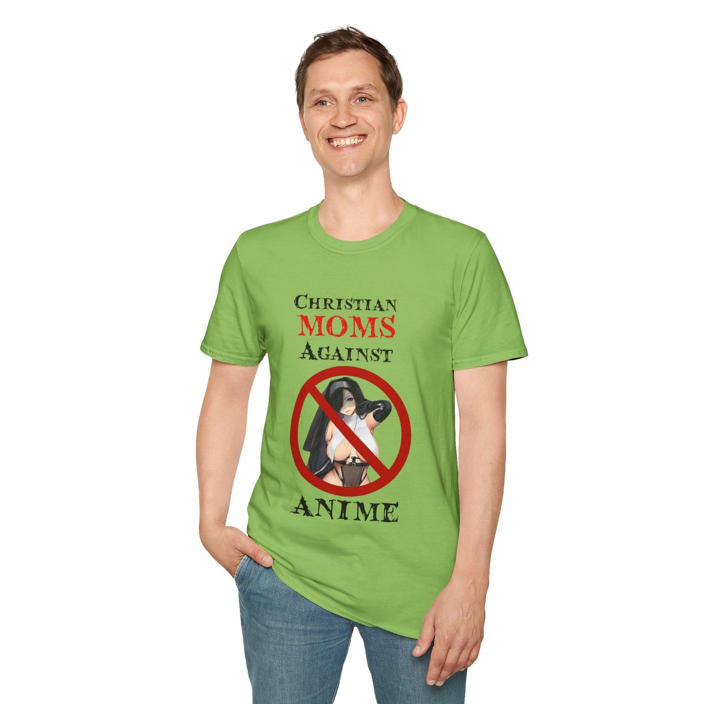 Christian Moms Against Anime | Funny Anime Shirt | Funny Tee | Weeb | Otaku | Funny