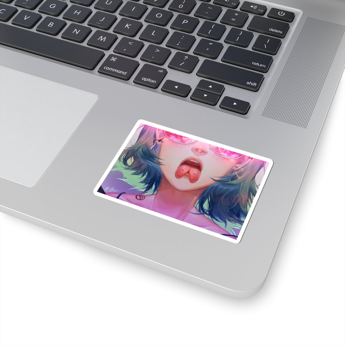 Lewd Tounge Sticker | Tounge Splitting