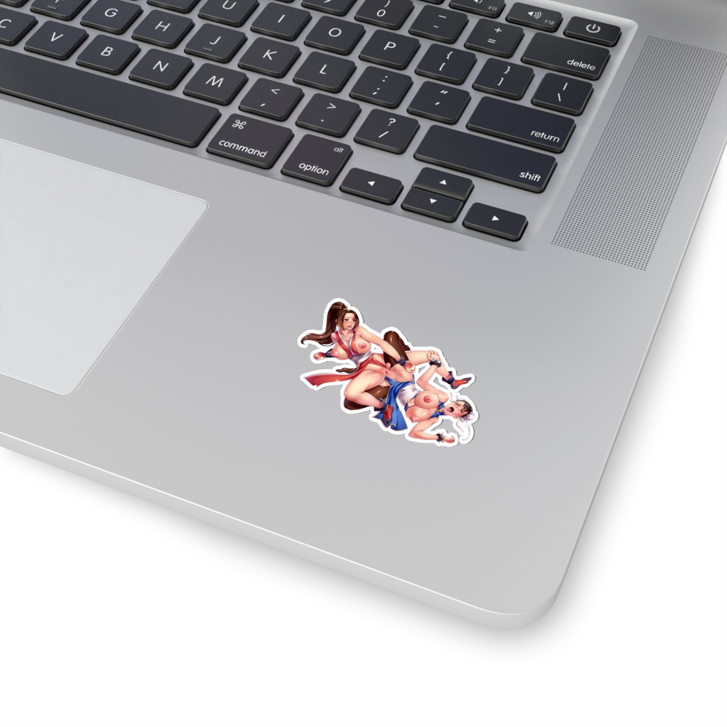 Lewd Chun-Li And Mai Shiranui Sticker | Scissoring | Lesbian | Yuri | Streetfighter Sticker | Uncensored Anime | Lewd Anime Sticker | Tits | Boobs | King Of Fighters | Sexy Anime Sticker | Nami