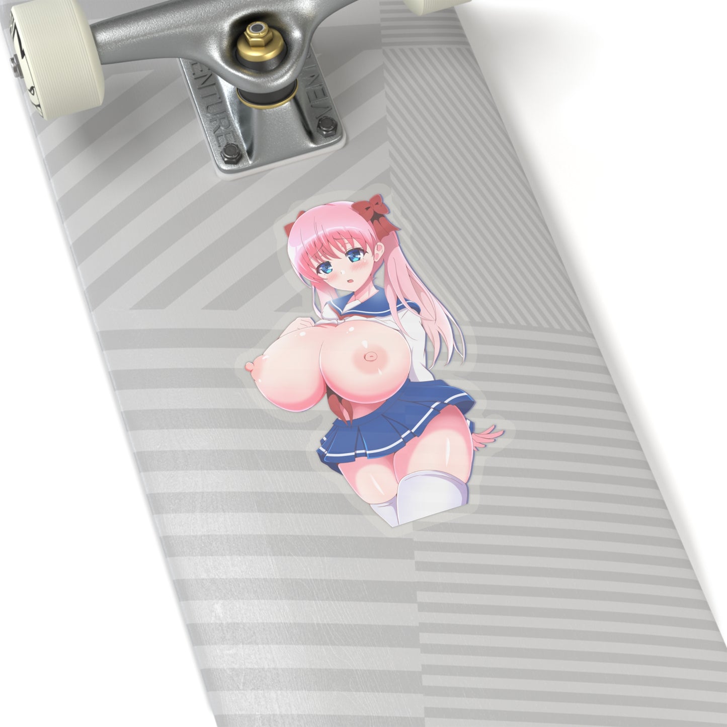 Lewd Nodoka Haramura Sticker | Huge Tits | Lewd Anime Sticker | Saki | Big Boobs | Tits | Otaku | Waifu | Uncensored Anime | Sexy Anime Sticker | Ginger | Red Hair | Red Head
