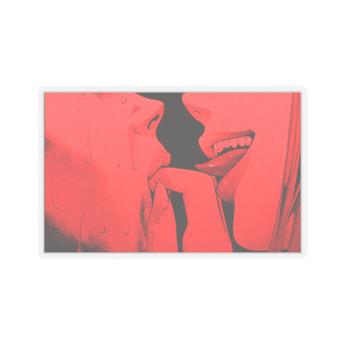 Lewd Sticker | Prison | Finger In Mouth