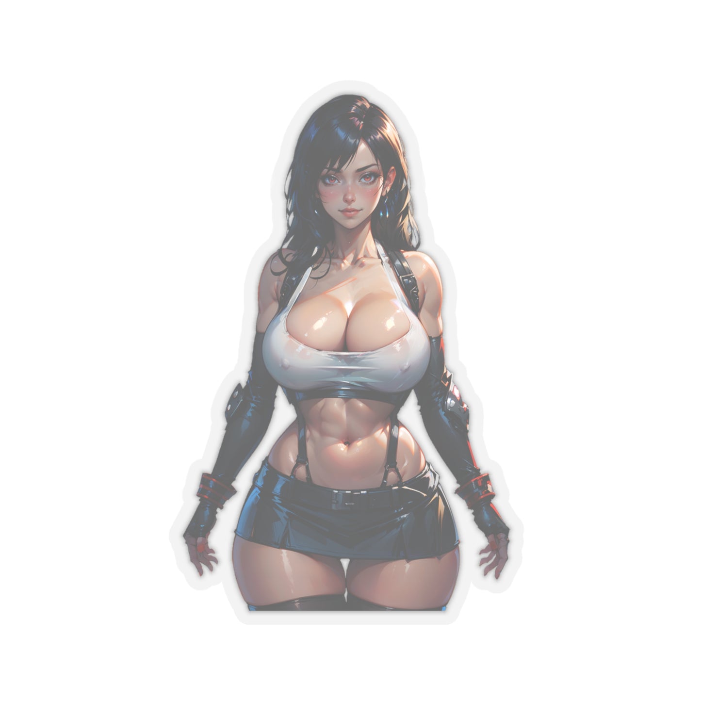 Sexy Tifa Sticker | Sexy Anime Sticker | Lewd Sticker | Lewd Anime Sticker | Fantasy Sticker | Retro Video Game