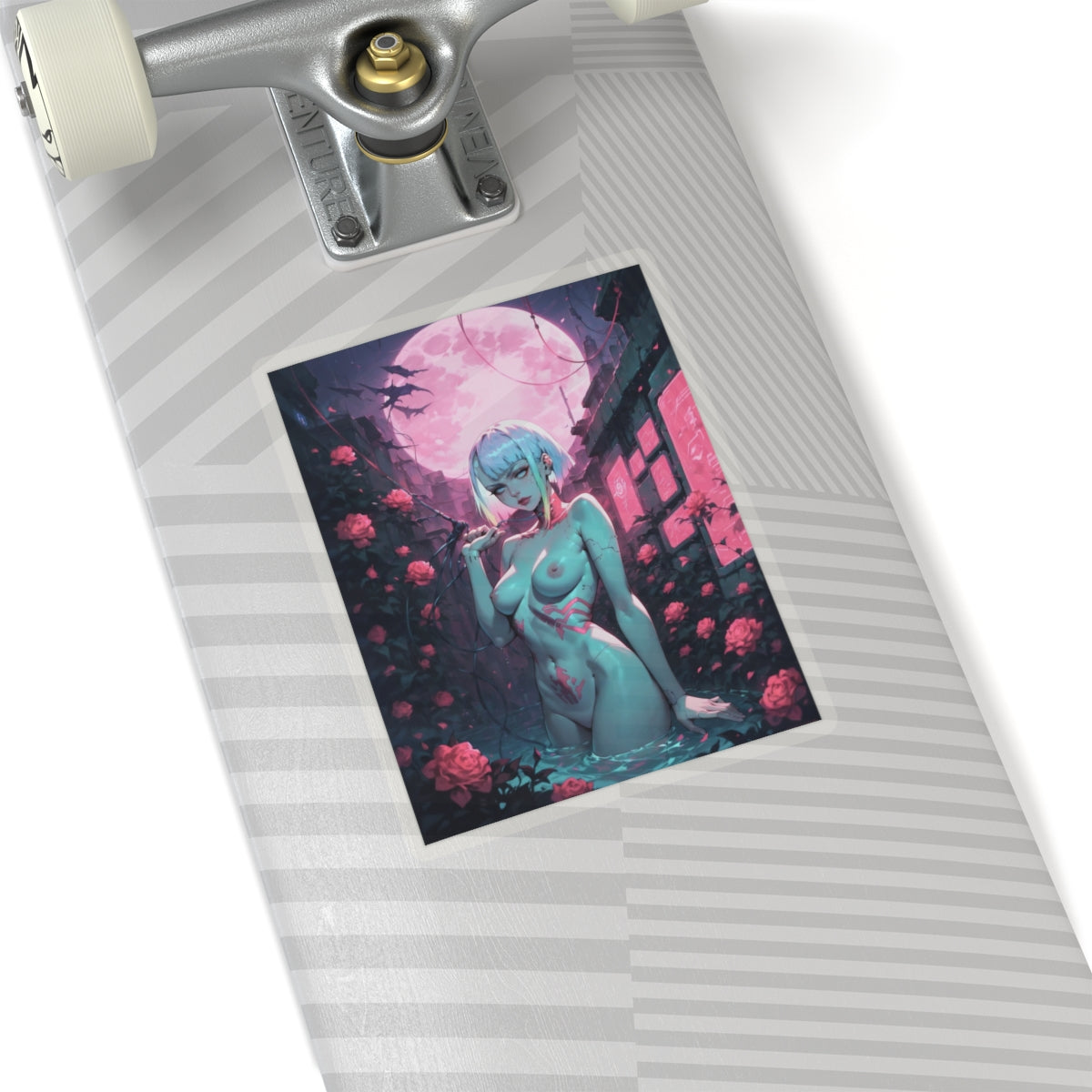 Sexy Cyberpunk Waifu Sticker | Lucy | Hentai | Oppai