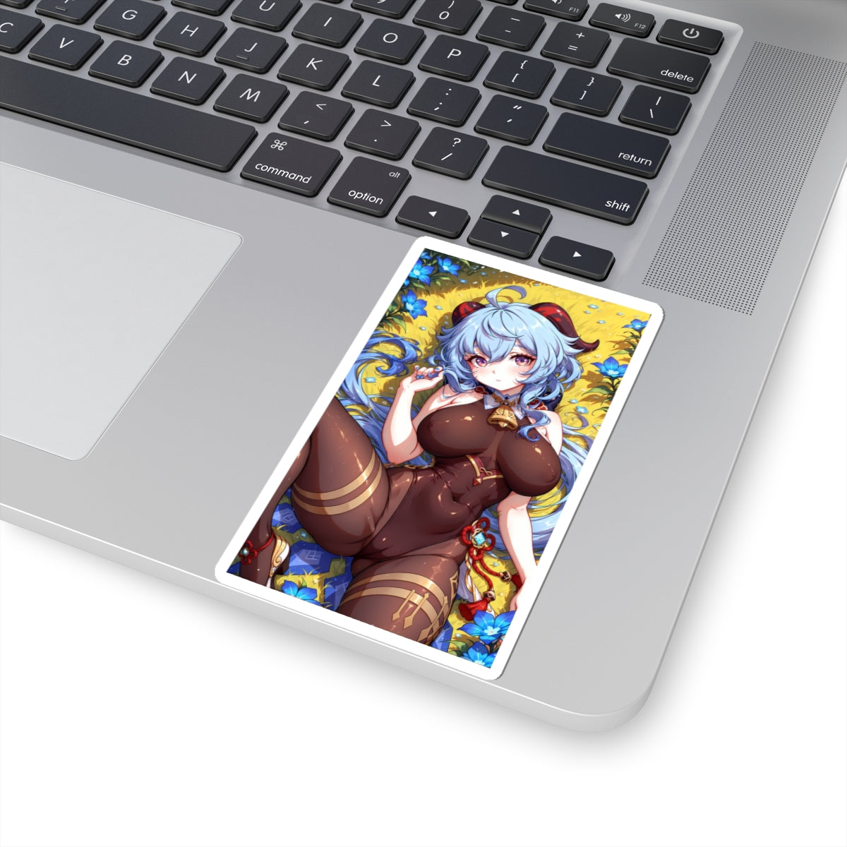 Ecchi Sticker | Blue Hair| Hentai NSFW Sticker | Goat Girl | Demon Girl