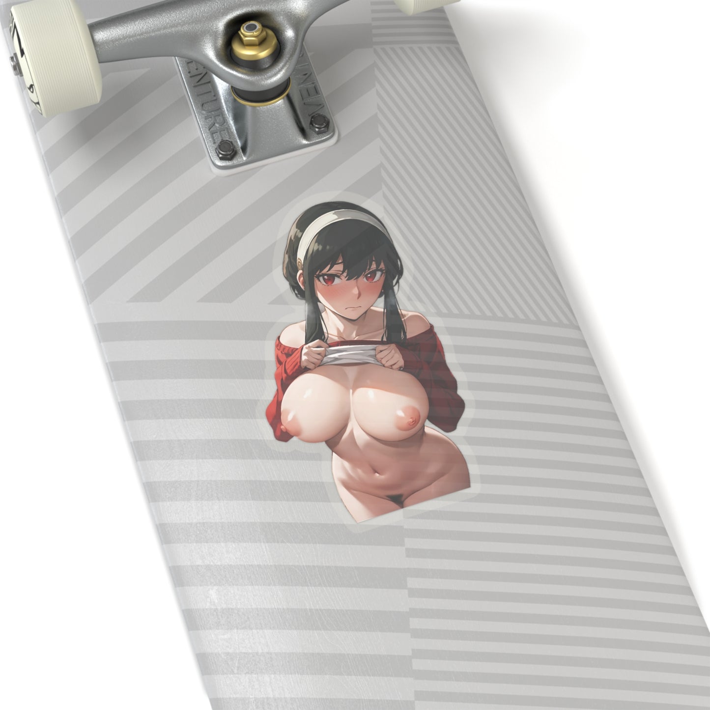 Lewd Waifu Sticker | Naked Yor | Uncensored Anime | Lewd | Rule 34 Yor | Ecchi | Yor Sticker