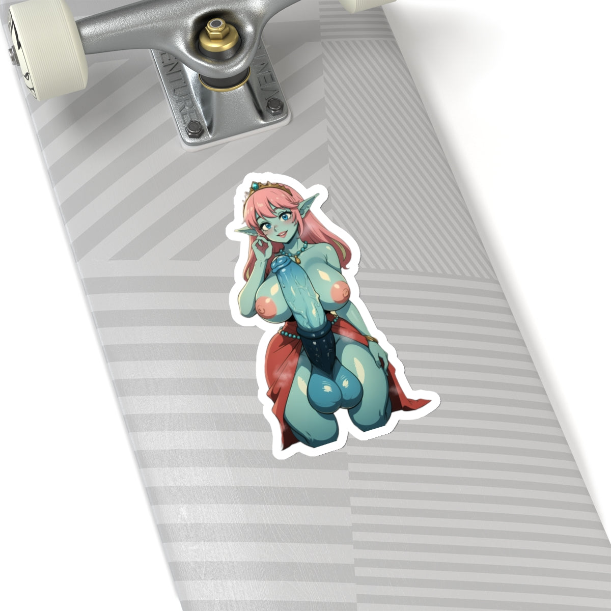 Lewd Anime Sticker | Futanari | Futa ELf | Hermaphroditism | Lewd Sticker | Sexy Waifu Sticker | Huge Cock | Large Dick