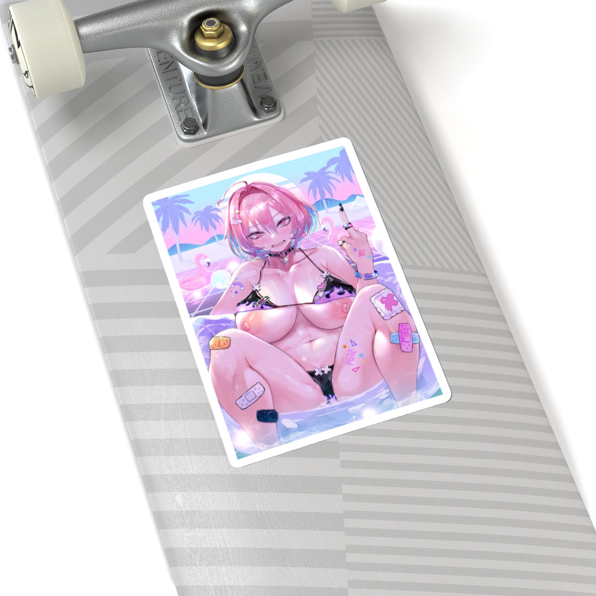 Sexy Anime Sticker | Yumemi Riamu | Pool | Idolmaster | Lewd Anime Sticker | Hentai Sticker | Bikini