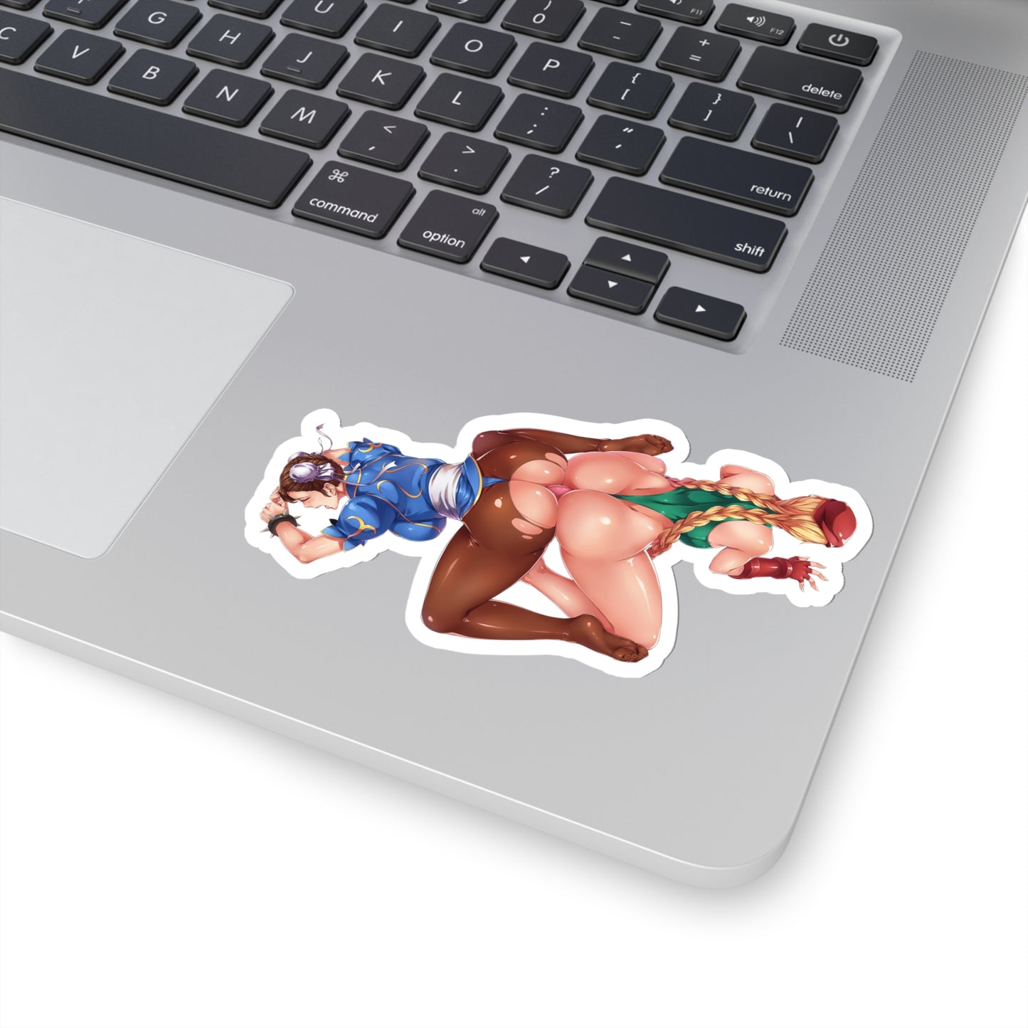 Lewd Chun-Li And Mai Shiranui Sticker | Lesbian | Yuri | Streetfighter Sticker | Uncensored Anime | Lewd Anime Sticker | King Of Fighters | Sexy Anime Sticker | Dildo