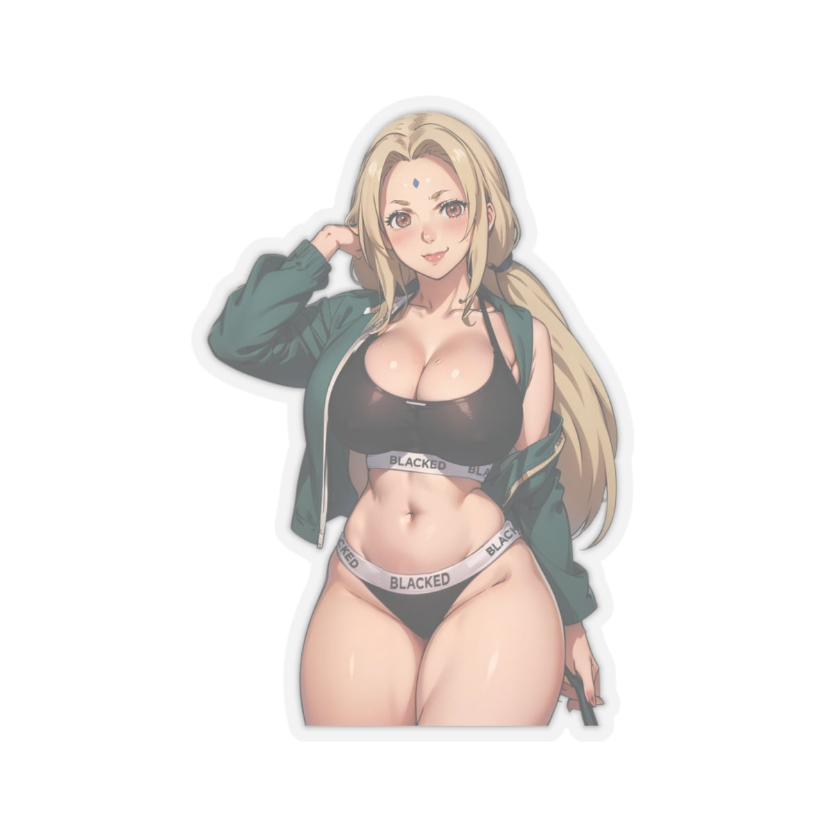 Sexy Anime Sticker | Tsunade | Lewd Anime Sticker | Lewd Sticker | Sexy Waifu Sticker | Blacked | SAMSARA_AI