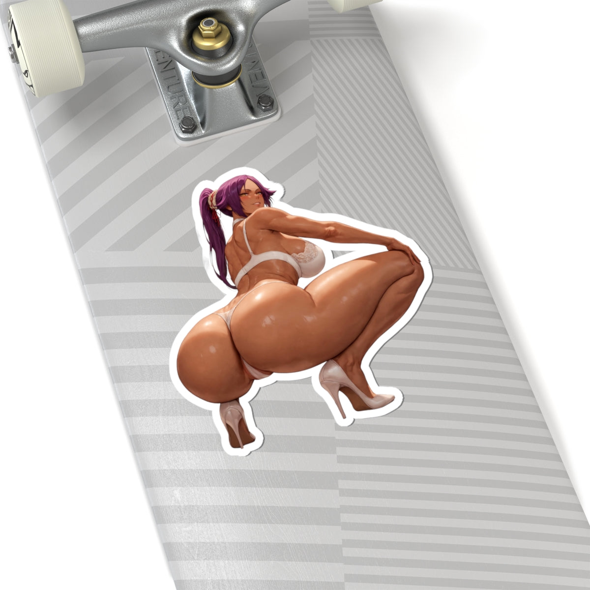 Waifu Sticker | Hentai Girls Sticker | Ebony Brown Skin Ass