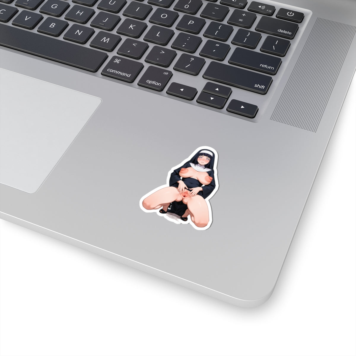 Waifu Sticker | Hentai Girls Sticker | Lewd Nun Pussy Spread Long Nipples