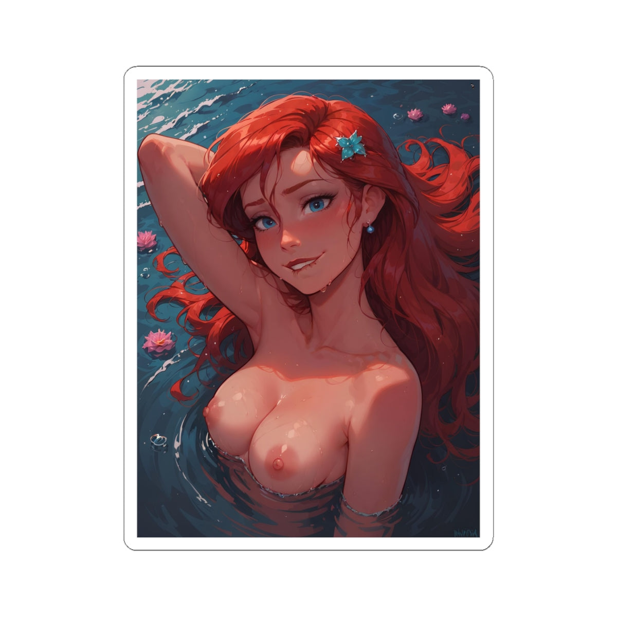 Nude Mermaid Sticker | NSFW | Hentai | Nude Art