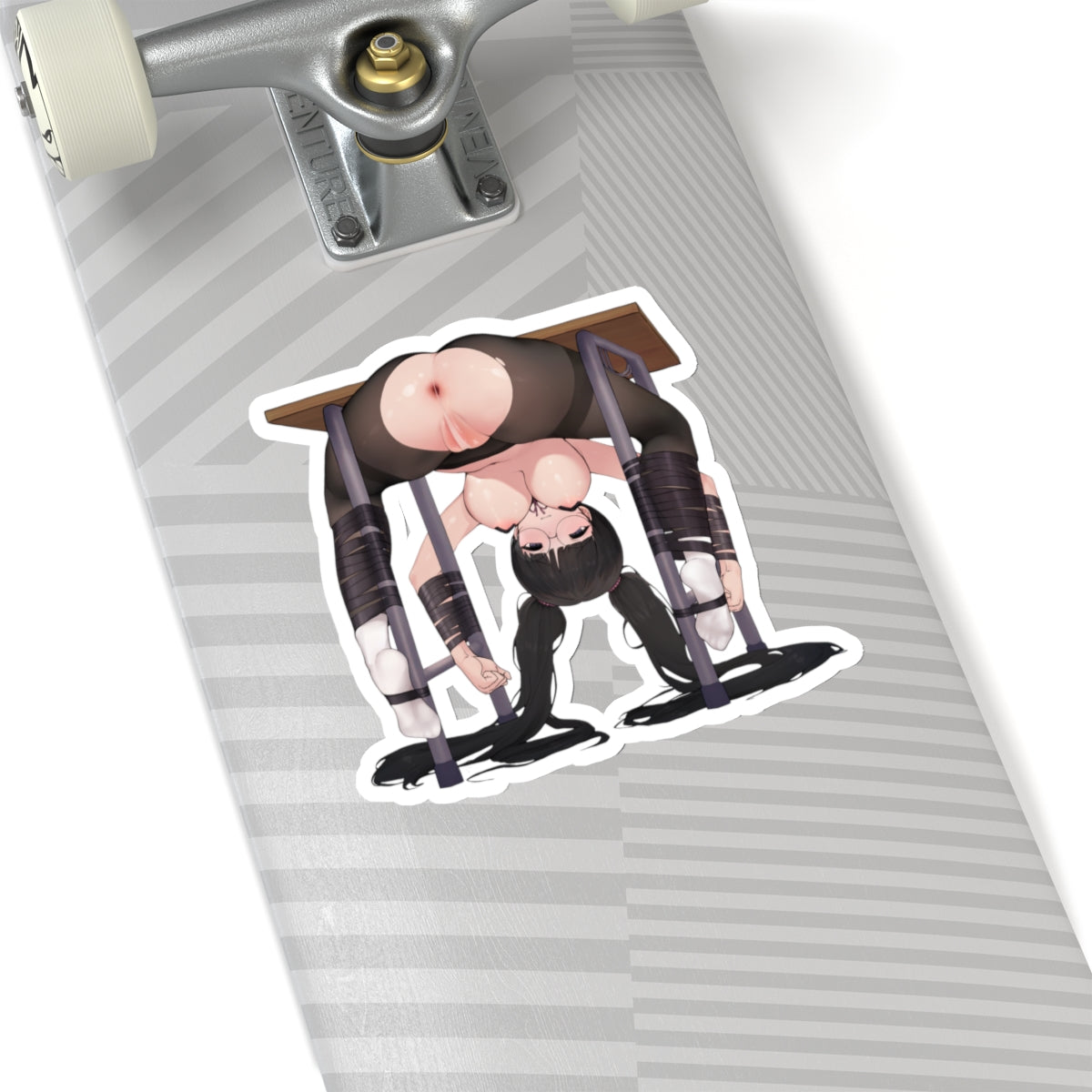 Lewd Anime Girl Sticker | Hentai Sticker | Lewd | Rule 34 | Otaku | Waifu | Constrained | Bondage | Cum Dump | Nipple Piercing | BDSM | Slave | Rayasi