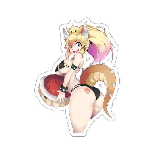 Lewd Bowsette Sticker | Sexy Ass | Uncensored Anime | Mario | Monster | Otaku | Waifu | Sexy Butt