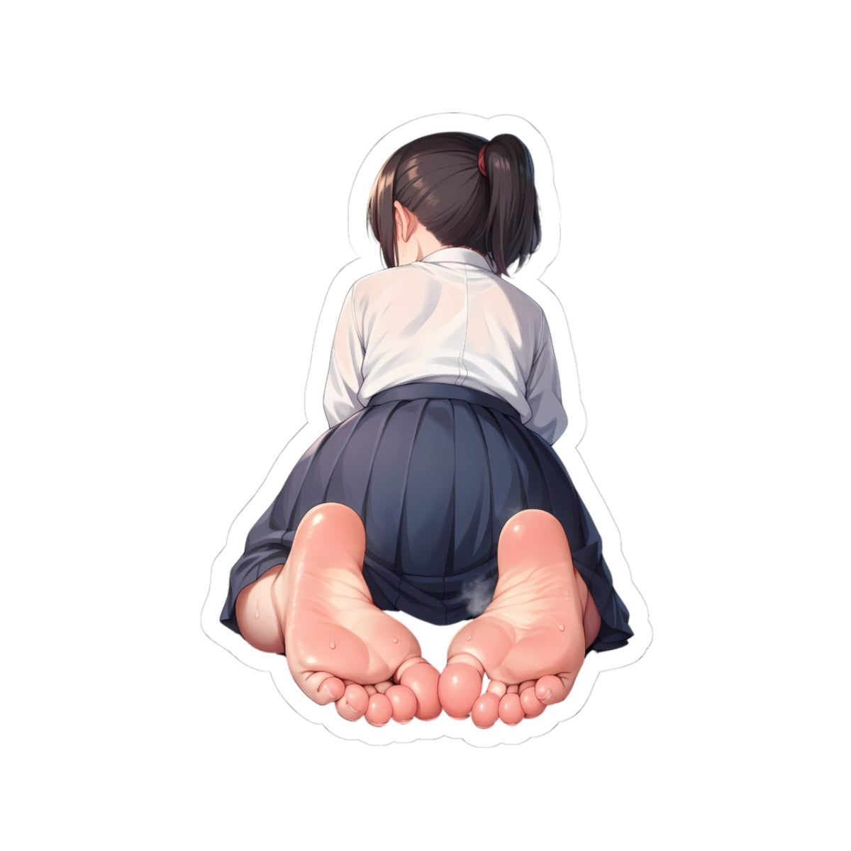 Waifu Sticker | Hentai Girls Sticker | Feet | Foot Fetish