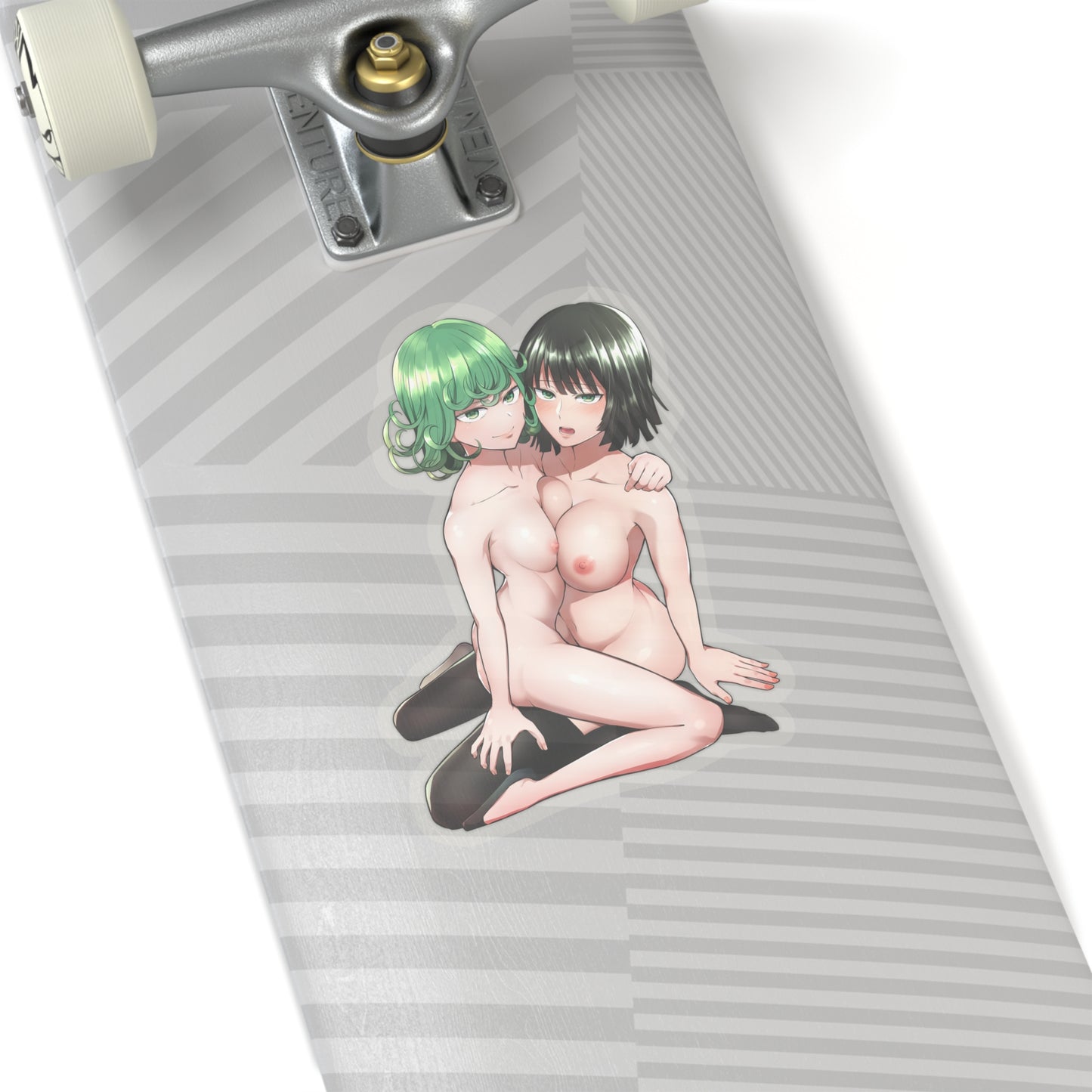 Lewd Tatsumaki and Fubuki Sticker | Yuri | Lesbian | Kiss-Cut Sticker | Sexy Tatsumaki Sticker | Sexy FubukiSticker | Sexy Anime Sticker | Lewd Anime Sticker | Otaku | Waifu | Ecchi | Naked Anime Girl | Tits