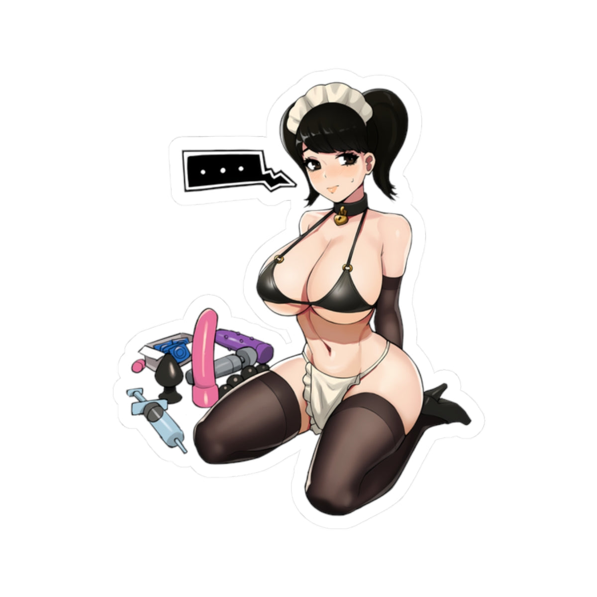 Waifu Sticker | Hentai Girls Sticker | Maid Sex Toys