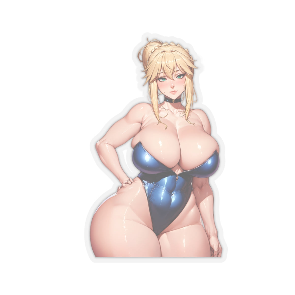 Sexy Waifu Sticker | Pendragon | Muscle Mommy | Sexy Ass | Sexy Anime Sticker | Lewd Anime Sticker | Otaku | Waifu | Waifu Sticker