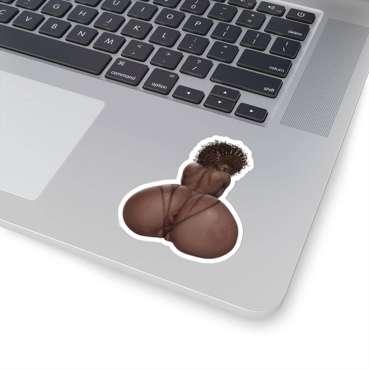 Thicc Ass Sticker | Ebony | Black Girl | Bubble Butt |  Big Booty | Sexy Anime Sticker | Lewd Sticker | Lewd Anime Sticker | Sexy Waifu Sticker