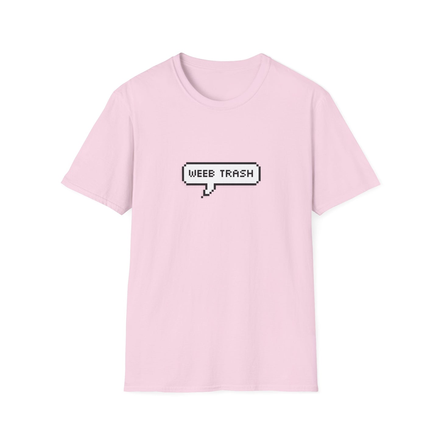 Weeb Trash T-Shirt, Funny Anime T-Shirt, Anime Merch, Ironic, Weeb