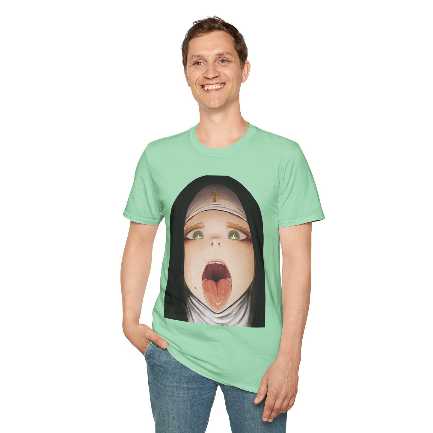 Feed Me Master | Sexy Nun T-Shirt | NSFW | Hentai | Anime Merch | Funny Anime Shirt