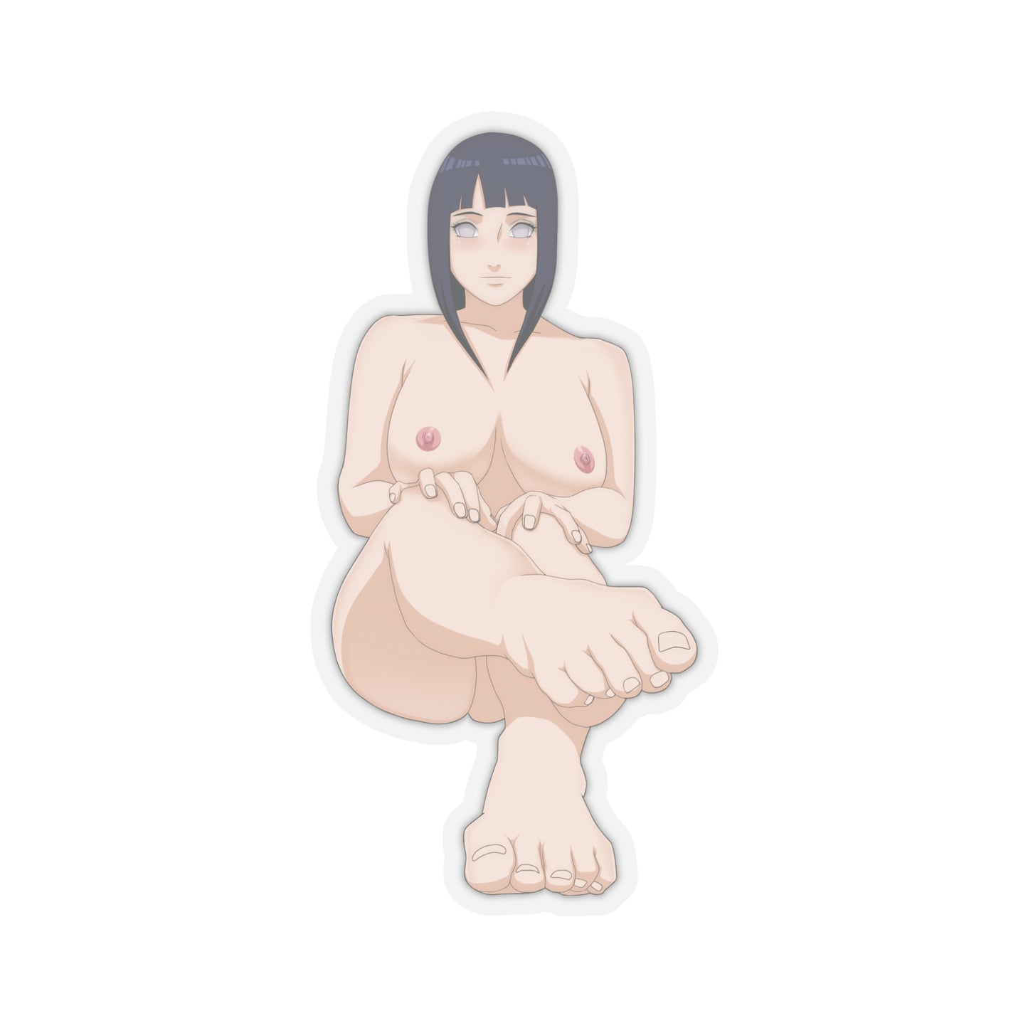 Sexy Anime Sticker | Lewd Anime Sticker | Lewd Sticker | Sexy Waifu Sticker | Hinata | Feet | Foot Fetish