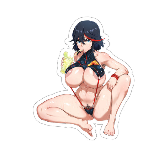 Lewd Ryuko Matoi Sticker | Kiss-Cut Sticker | Kill La Kill Sticker | Uncensored Anime | Sexy Anime Sticker | Lewd Anime Sticker | Otaku | Waifu