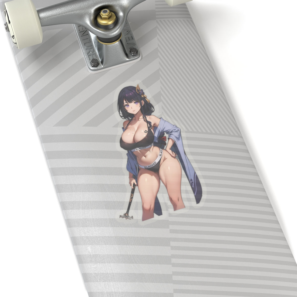 Sexy Anime Sticker | Raiden Shogun | Lewd Anime Sticker | Lewd Sticker | Sexy Waifu Sticker | Blacked | SAMSARA_AI