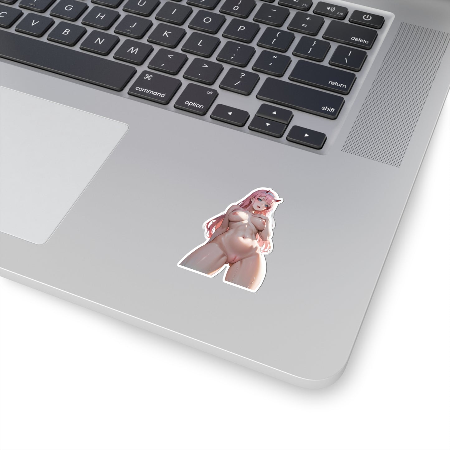 Lewd Zero 2 Sticker | Kiss-Cut Sticker | Naked Zero Two Sticker | Uncensored Anime | Lewd