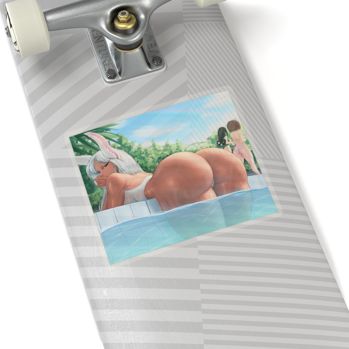 Waifu Sticker | Hentai Girls Sticker | MHA Bunny Girl Ebony brown skin