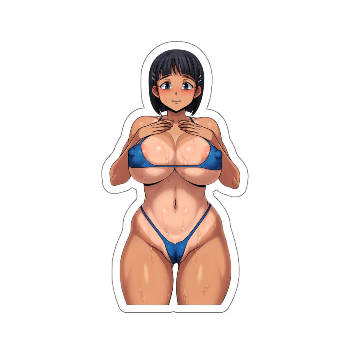 Sexy Anime Sticker | Suguha | Lewd Anime Sticker | Lewd Sticker | Sexy Waifu Sticker | Big Tits | SAO | Hentai Sticker