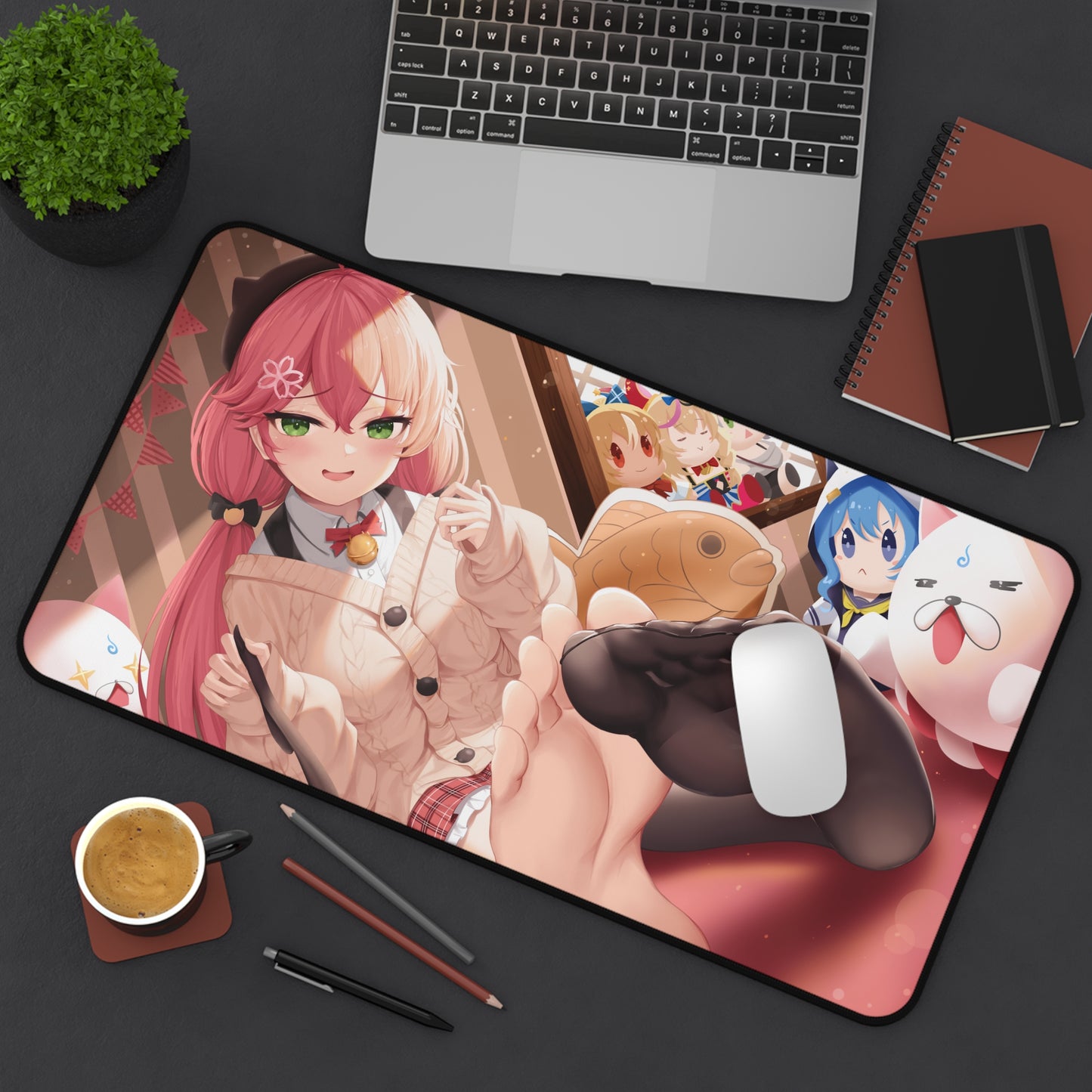 Vtuber Mouse Pad | Hololive | Feet | Foot Fetish | Waifu | Otaku | Red Hair | Ginger | Cute Anime Girl | Ecchi | Waifu | Ahegao | Sexy Playmat | Erotic