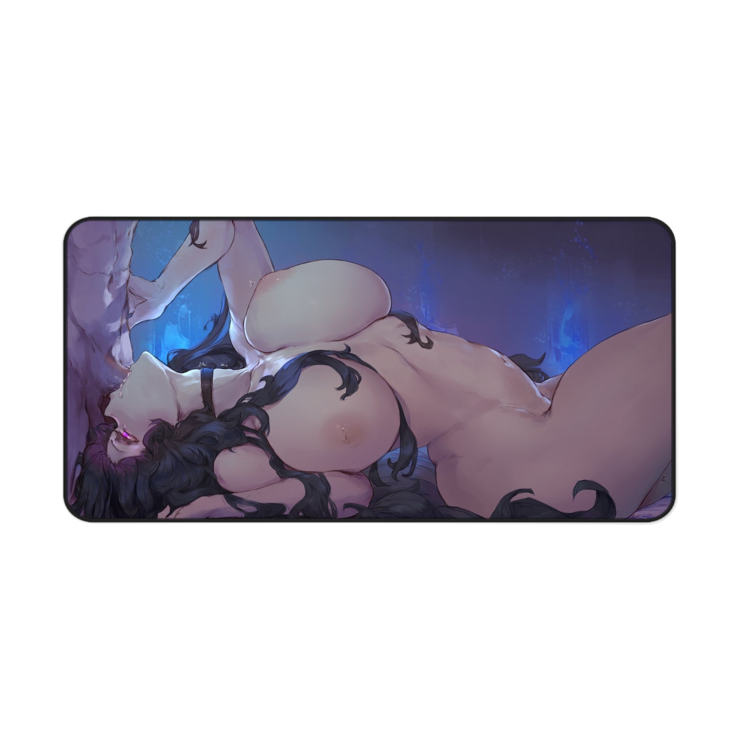 Lewd Mouse Pad | Deepthroat | Blowjob | NSFW | Uncensored Mouse Pad | Ecchi | Waifu | Otaku | Weeb | Tits | Nude Boobs | Naked Anime Girl