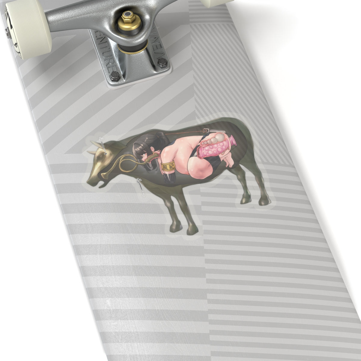 Lewd Anime Girl Sticker | Hentai Sticker | Lewd | Rule 34 | Otaku | Waifu | Constrained | Bondage | Brazen Bull | Rayasi