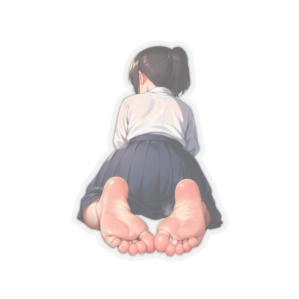 Waifu Sticker | Hentai Girls Sticker | Feet | Foot Fetish