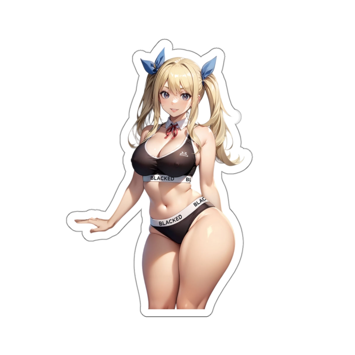 Sexy Anime Sticker | Lucy Heartfilia | Lewd Anime Sticker | Lewd Sticker | Sexy Waifu Sticker | Blacked | Fairy Tale | SAMSARA_AI