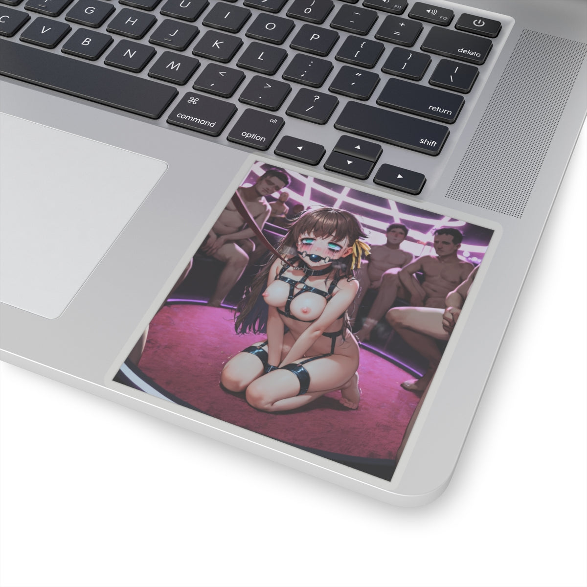Waifu Sticker | Hentai Girls Sticker | BDSM Gagged Humiliation