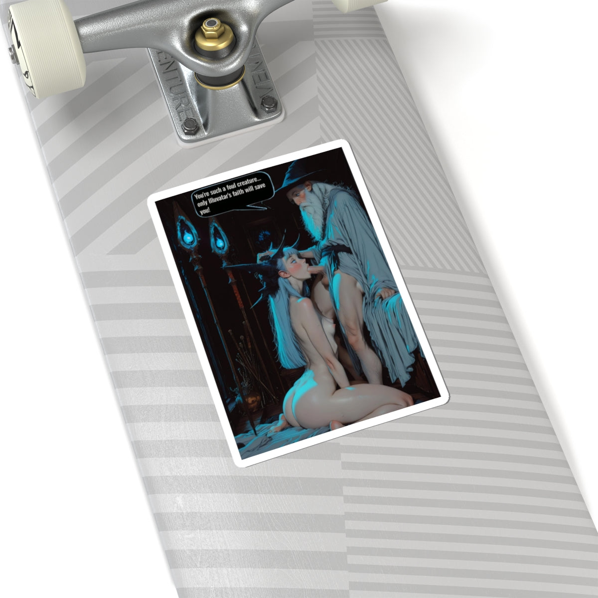 Horny Wizard Sticker | Nude Demon Blowjob | Hentai NSFW Sticker