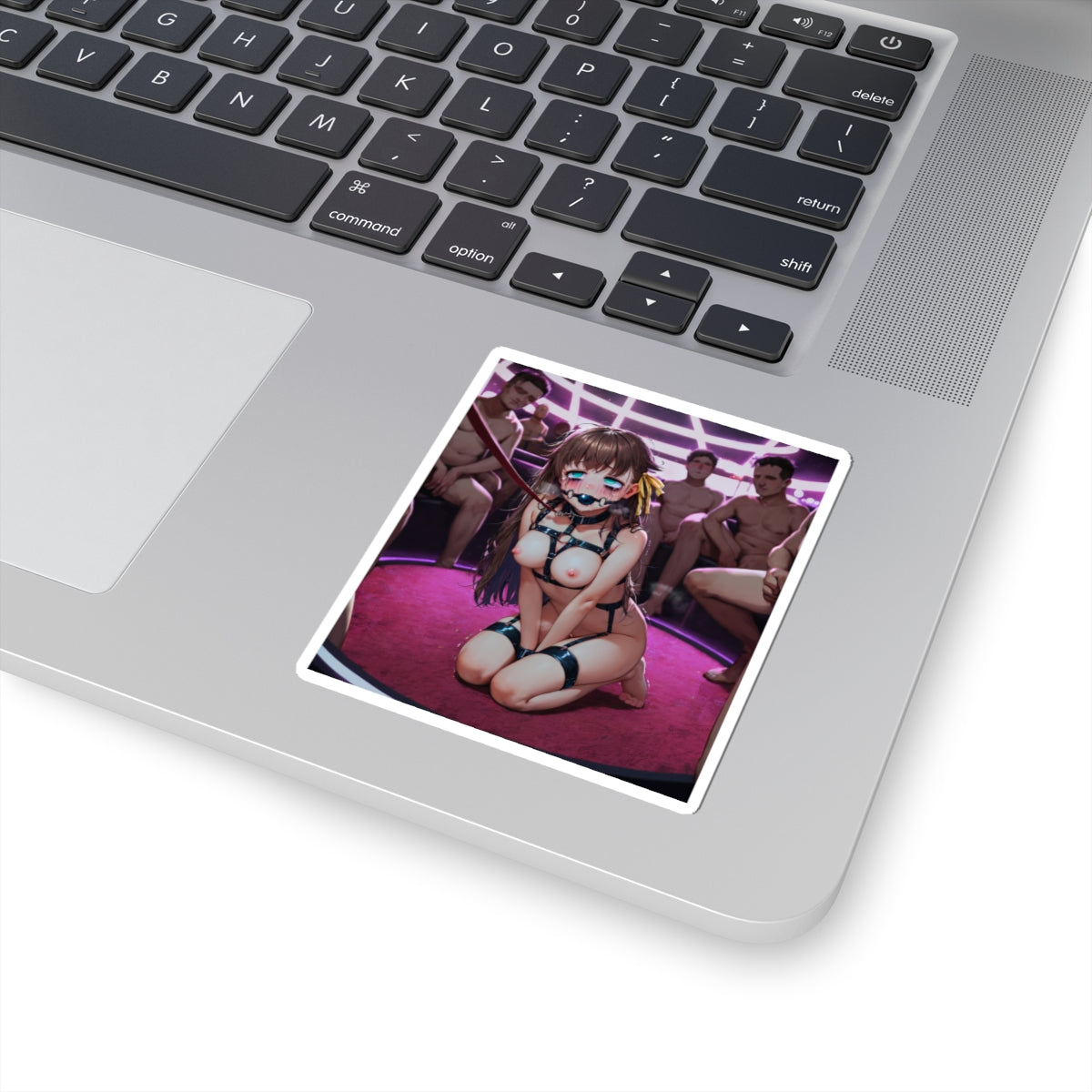 Waifu Sticker | Hentai Girls Sticker | BDSM Gagged Humiliation