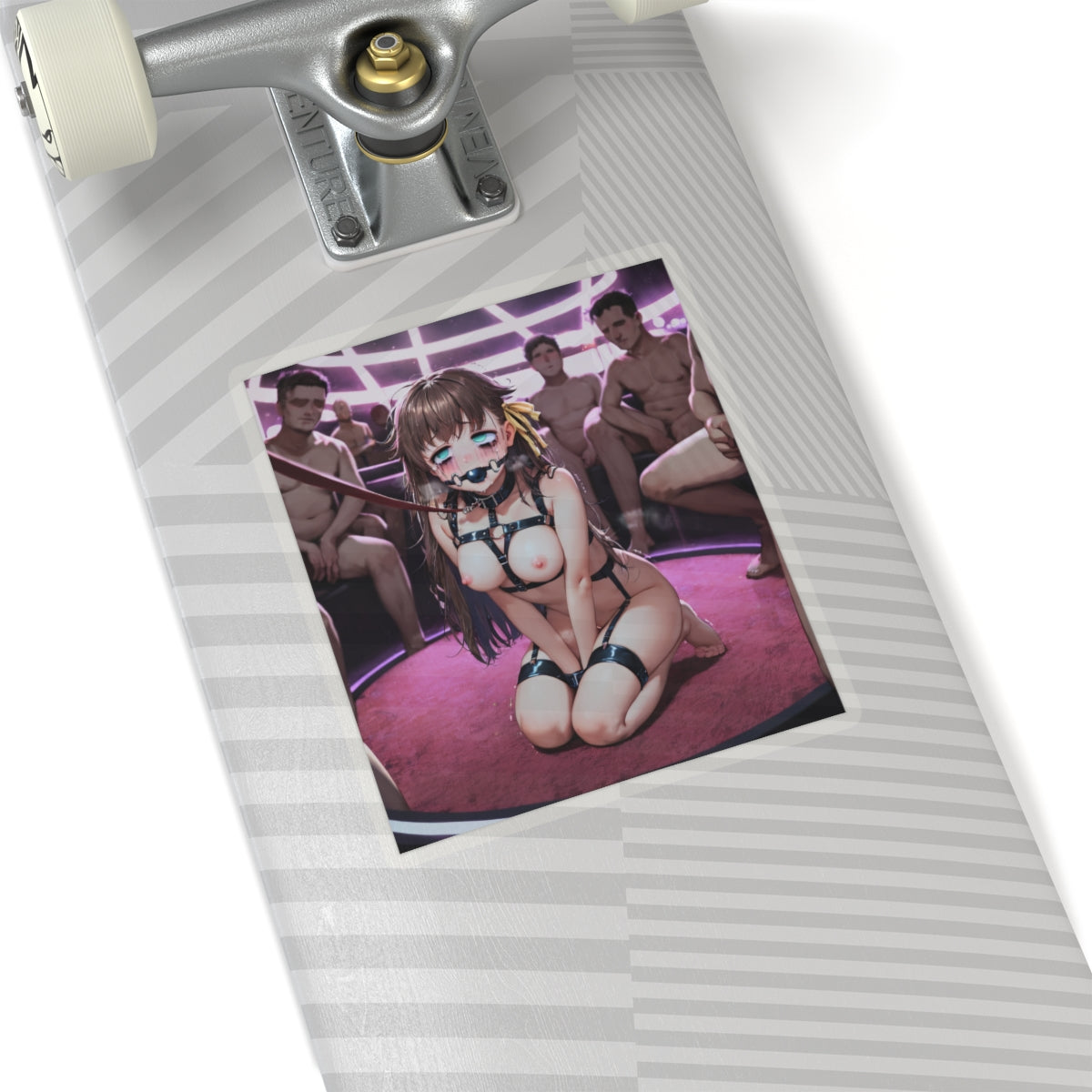 Waifu Sticker | Hentai Girls Sticker | BDSM Gagged Humiliation