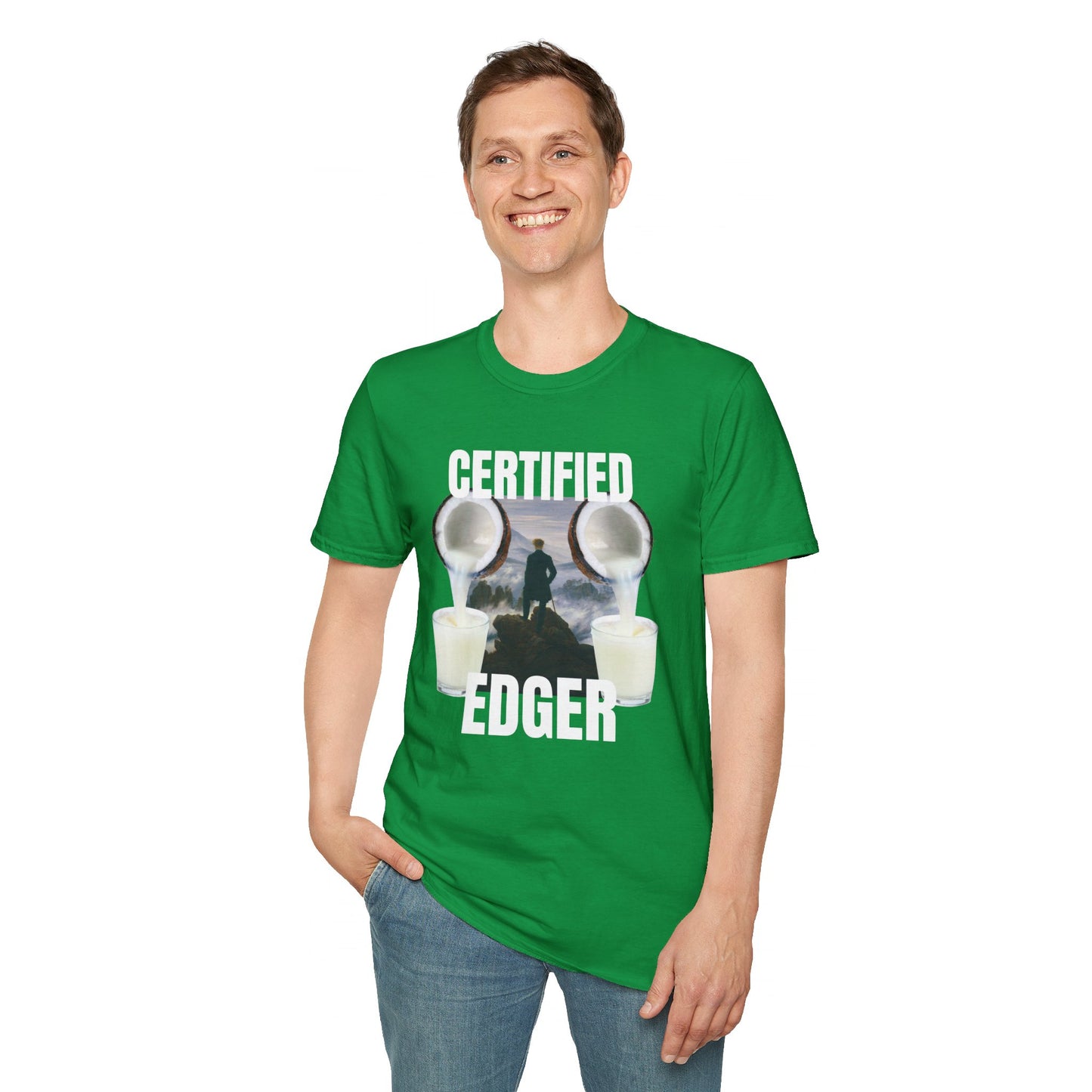 Certified Edger T-Shirt, Funny  T-Shirt, No Nut November