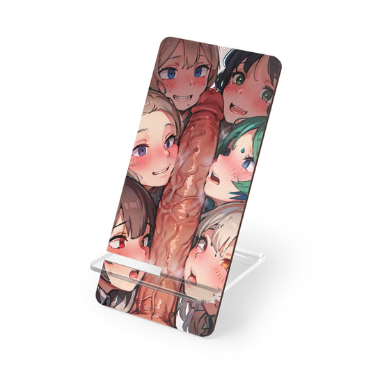 Display Stand | Ahegao | Huge Dick | Funny Anime Merchandise | Huge Cock (big enough to hold any phone)