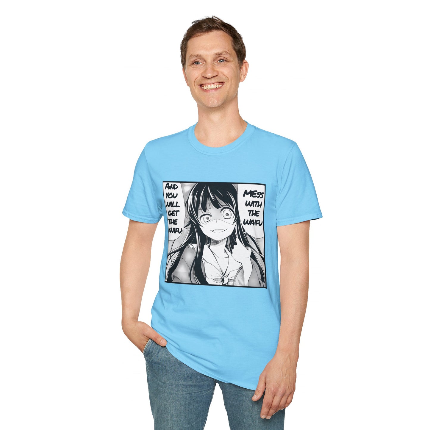 Don't Mess With Waifu T-Shirt | Anime T-Shirt | Anime Merch | Funny Anime Shirt | Otaku | Weeb | Funny