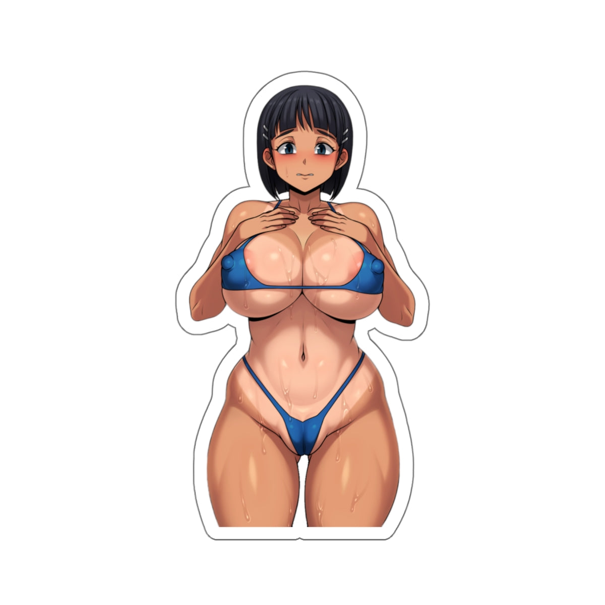 Sexy Anime Sticker | Suguha | Lewd Anime Sticker | Lewd Sticker | Sexy Waifu Sticker | Big Tits | SAO | Hentai Sticker