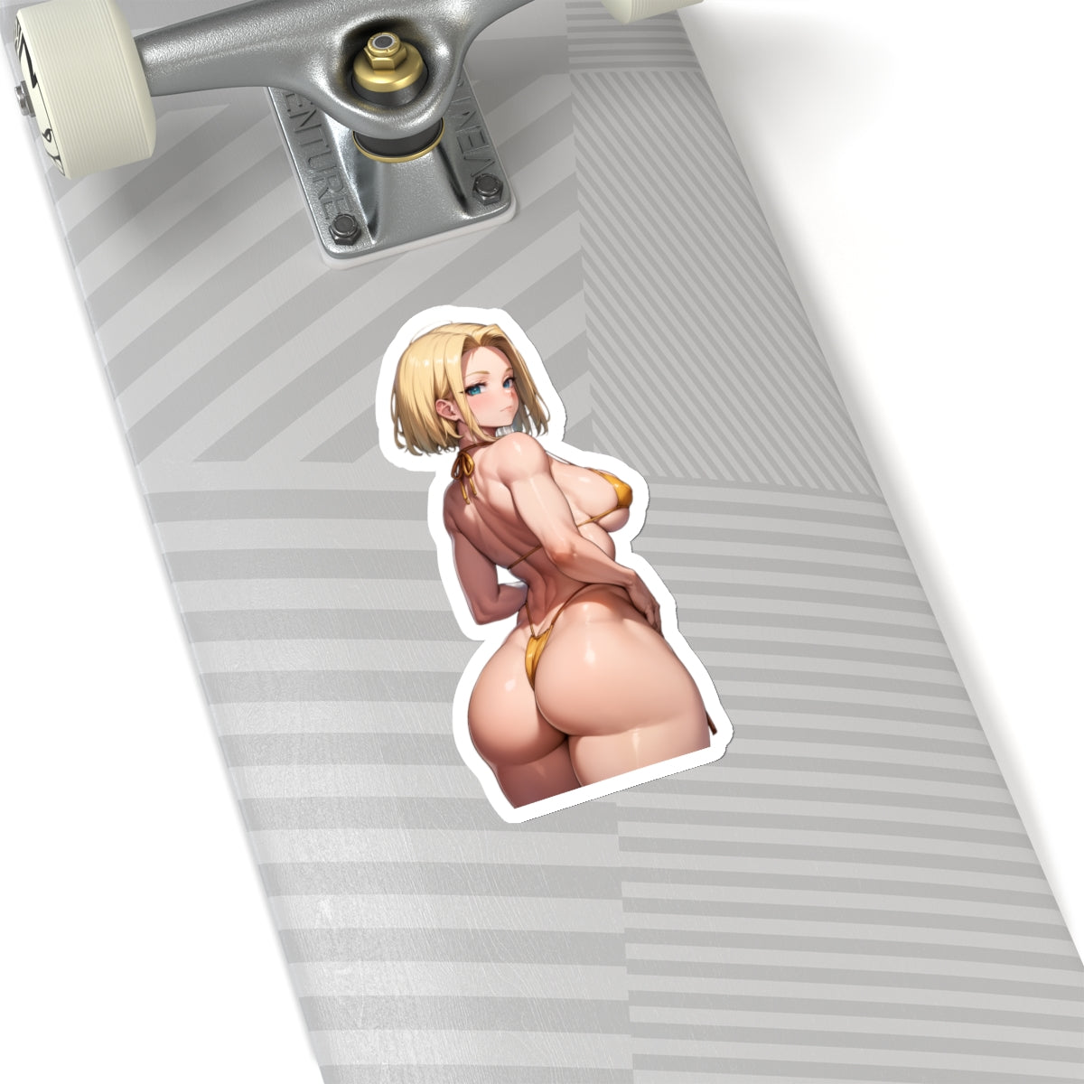 Sexy Waifu Sticker | Android 18 | Muscle Mommy | Sexy Ass | Sexy Anime Sticker | Lewd Anime Sticker | Otaku | Waifu | Waifu Sticker | Bikini